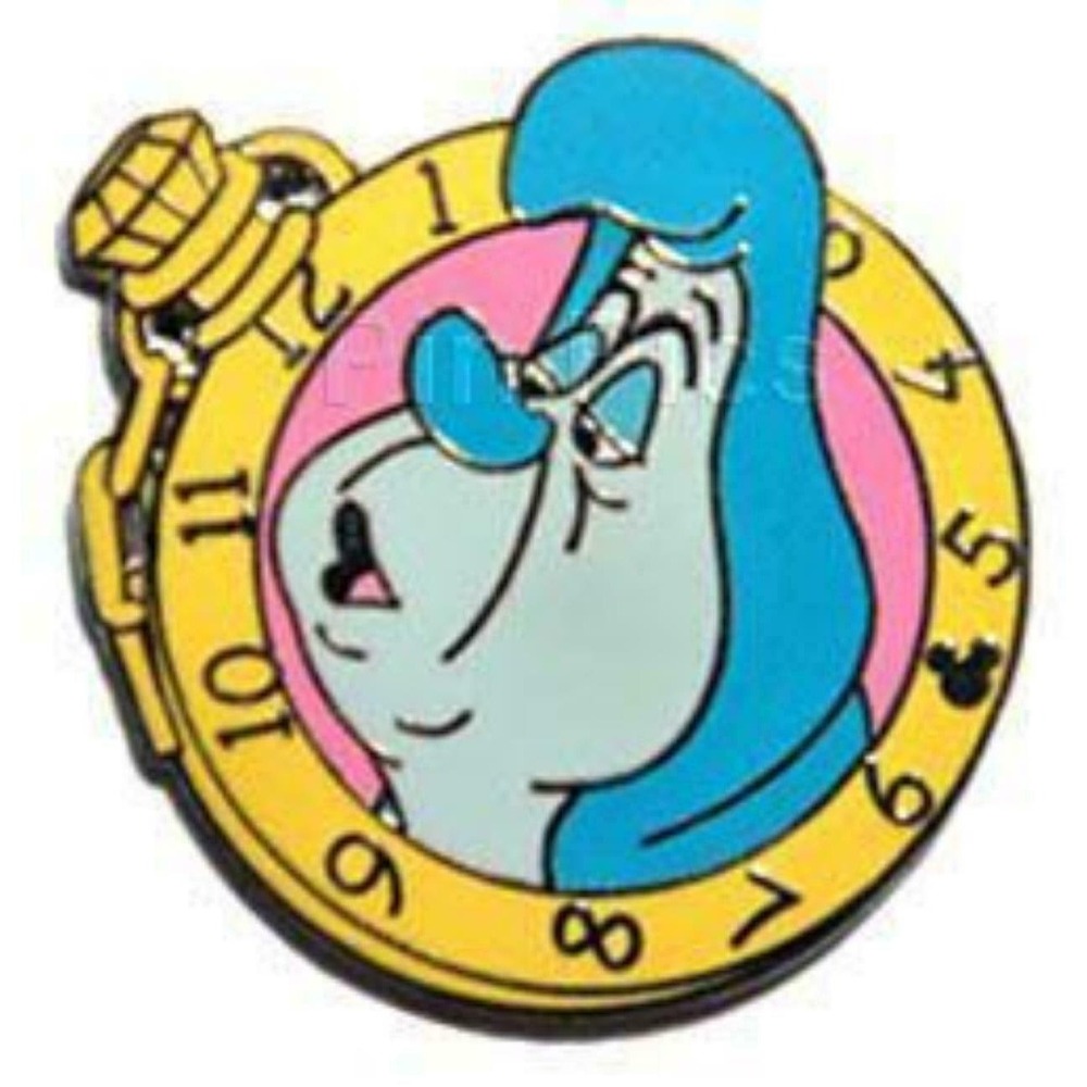 Disney Pin Alice Watch Caterpillar Hidden Mickey Lanyard DLR 2007 51711